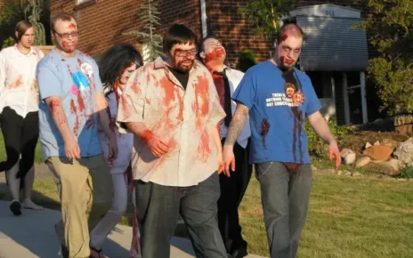 zombie, parade, walking dead